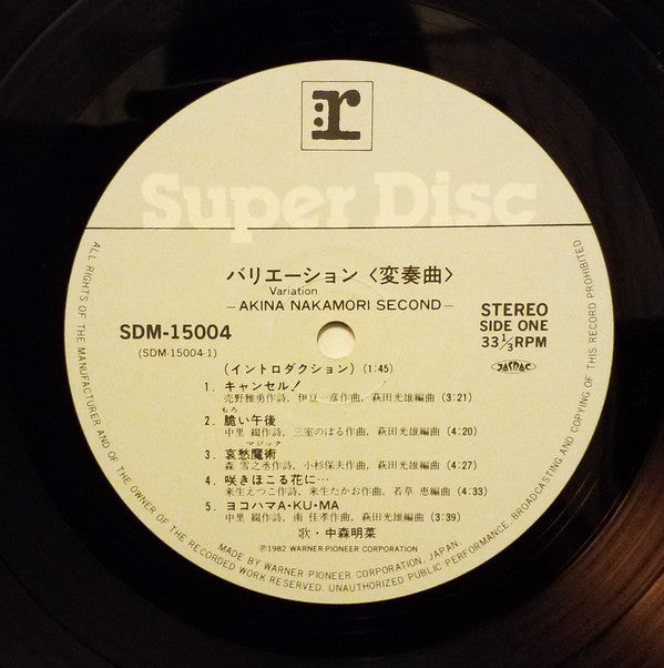 バリエーション〈変奏曲〉= Variation