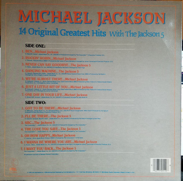 Master Release: 14 Of Their Greatest Hits by Michael Jackson