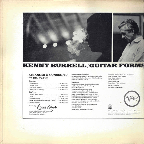 Release: Guitar Forms-Vinyl-US-1965-V6-8612-13745771