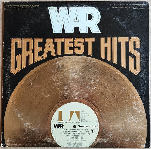 Release: Greatest Hits-Vinyl-US-1976-UA-LA648-G-27755385