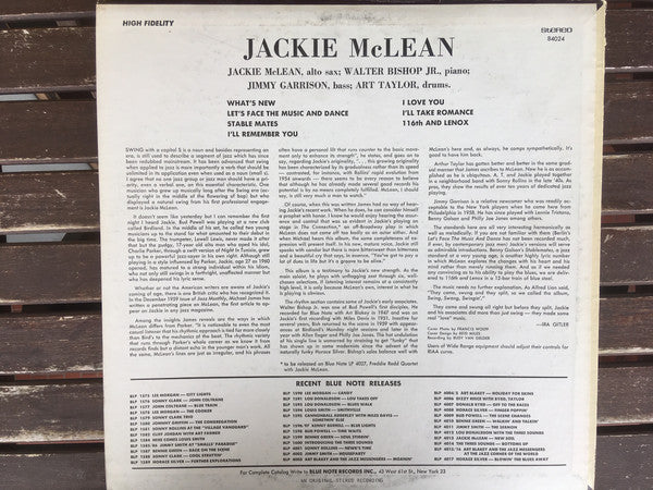 Release: Swing, Swang, Swingin'-Vinyl-US-None-BST 84024-14137878