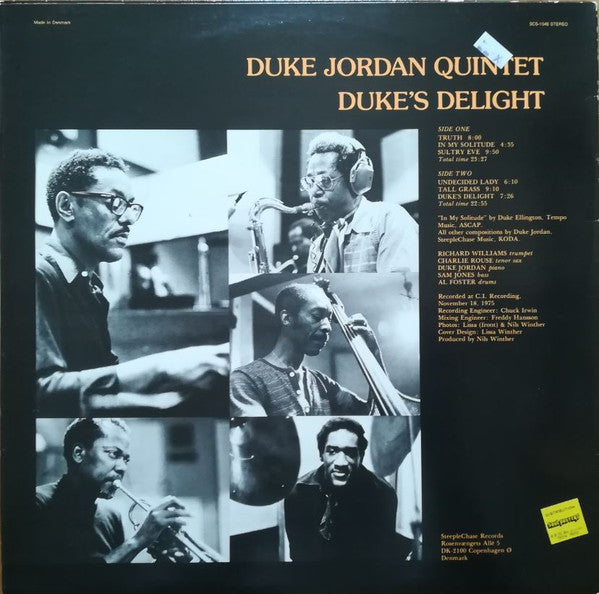 Release: Duke's Delight-Vinyl-Denmark-1976-SCS-1046-12717693