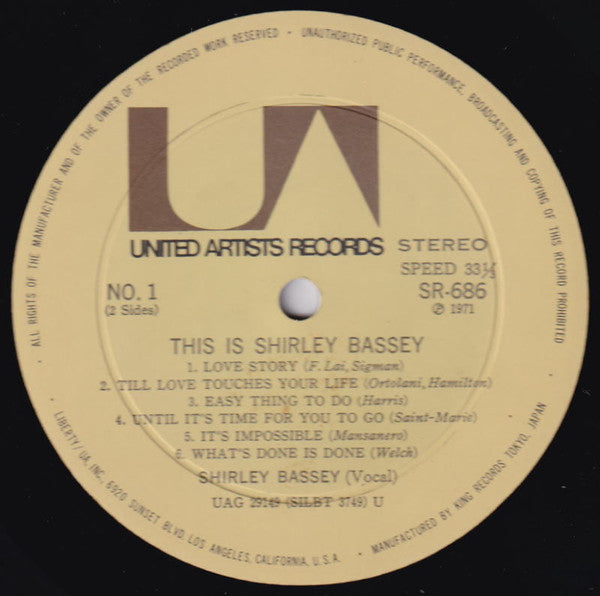 This Is Shirley Bassey