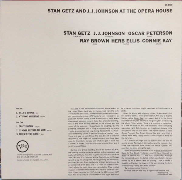 Release: At The Opera House-Vinyl-Japan-None-V6-8490-25899043