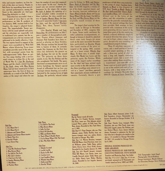 Release: Have No Fear, Big Joe Turner Is Here-Vinyl-US-1977-SJL 2223-30997117