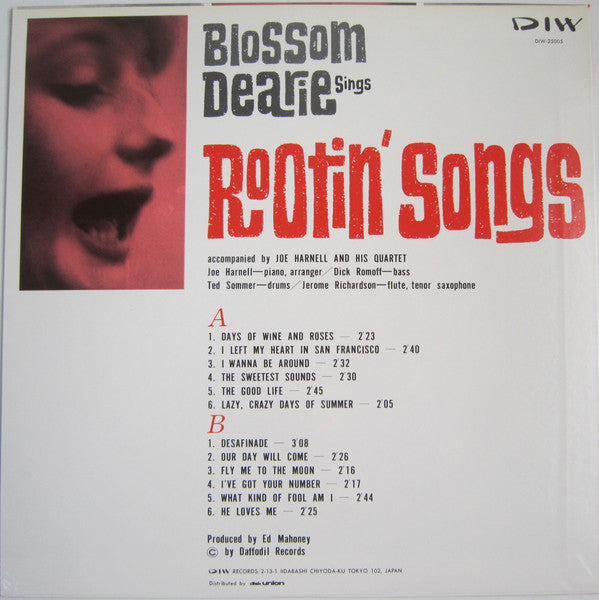 Master Release: Sings Rootin' Songs by Blossom Dearie