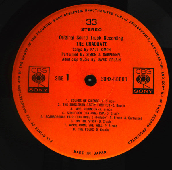 The Graduate (Original Sound Track Recording)