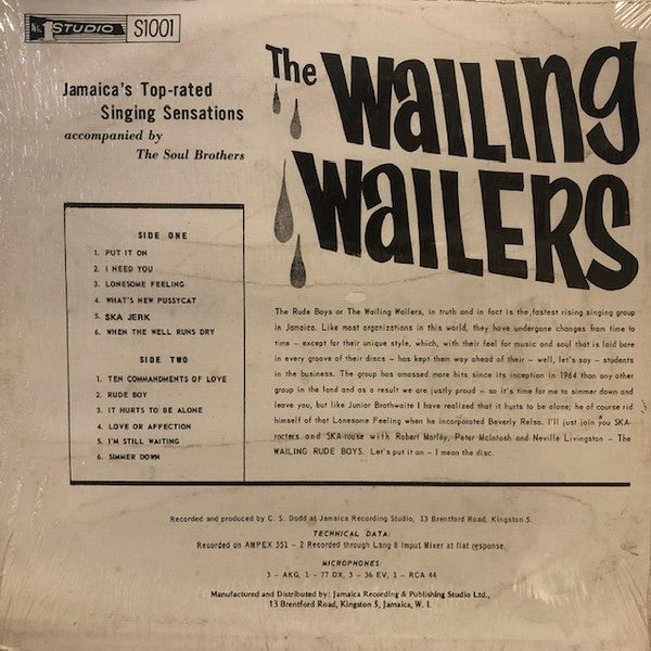 Master Release: The Wailing Wailers by The Wailers