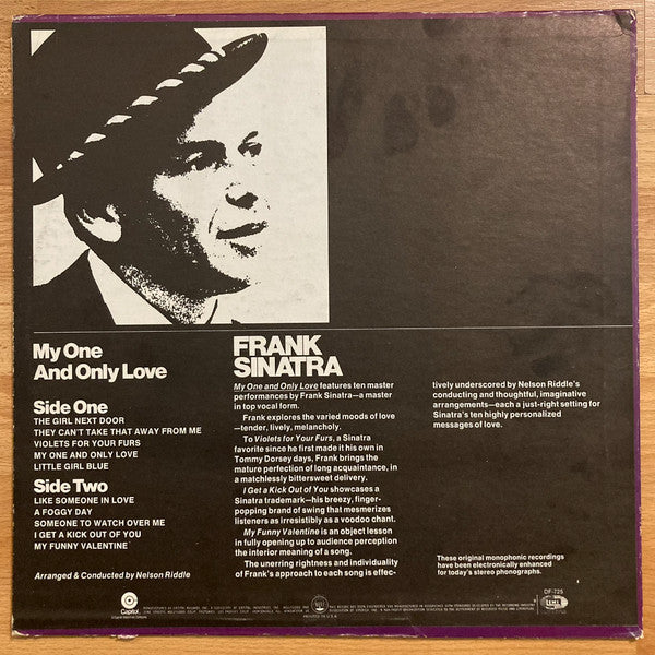 Release: Songs For Young Lovers-Vinyl-US-1971-STBB-724, DF-725-24415466