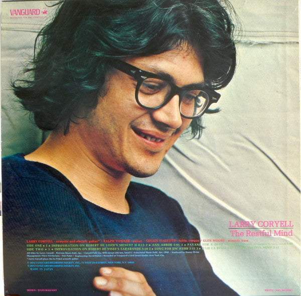 Release: The Restful Mind-Vinyl-Japan-1975-GP-3011-14116964