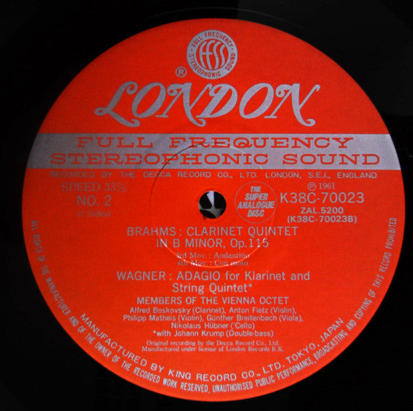 Clarinet Quintet & Adagio For Clarinet & String Quartet