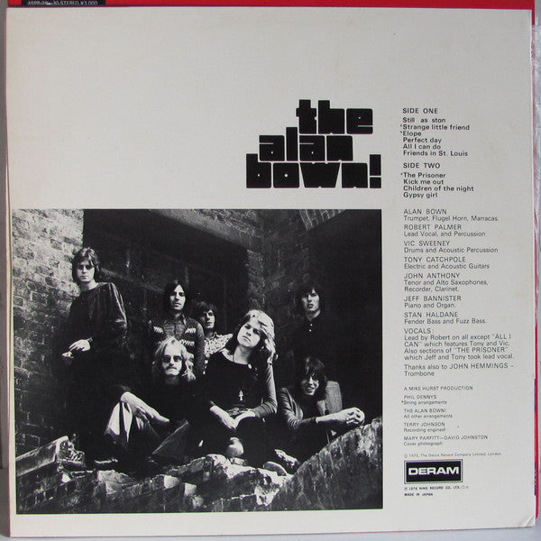 Release: The Alan Bown!-Vinyl-Japan-1976-SL 291, SL-291-14020065