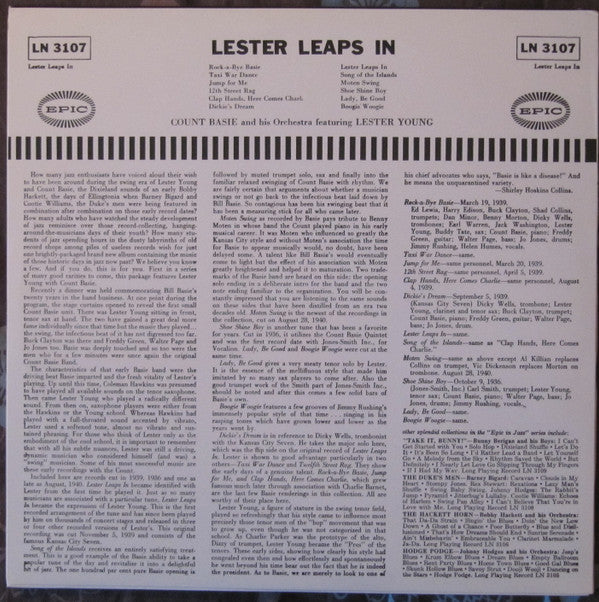 Master Release: Lester Leaps In by Count Basie Orchestra