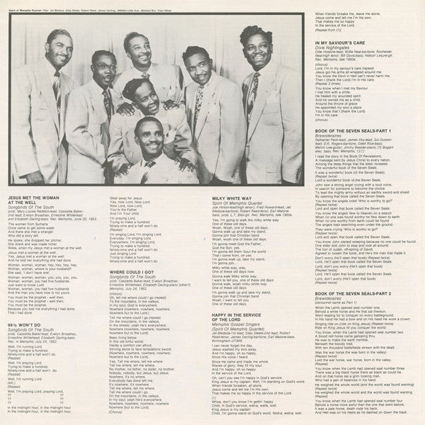 "Bless My Bones" Memphis Gospel Radio - The Fifties