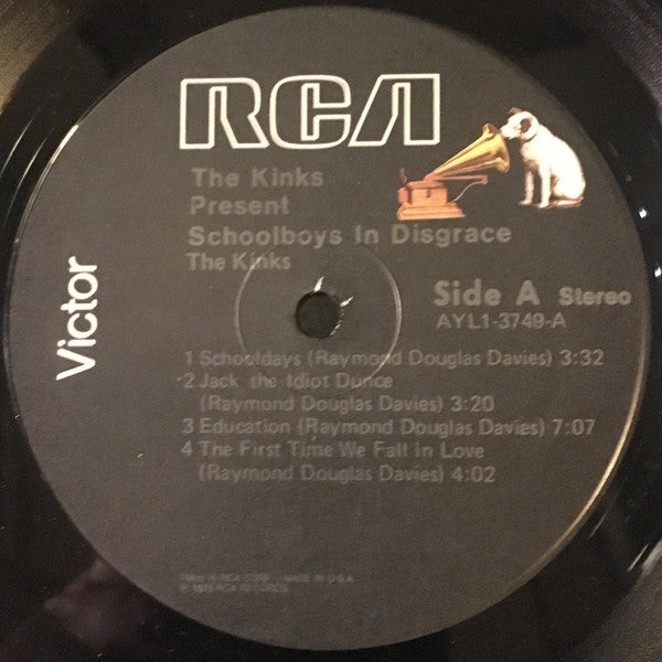 The Kinks Present Schoolboys In Disgrace
