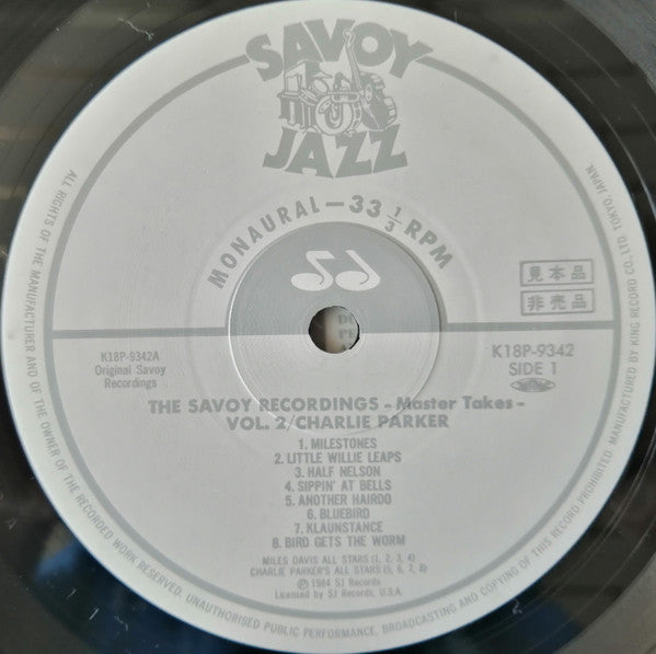 The Savoy Recordings Master Takes Vol.2