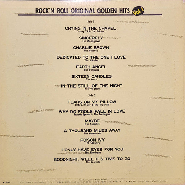 Rock'N'Roll Original Golden Hits Vol.1