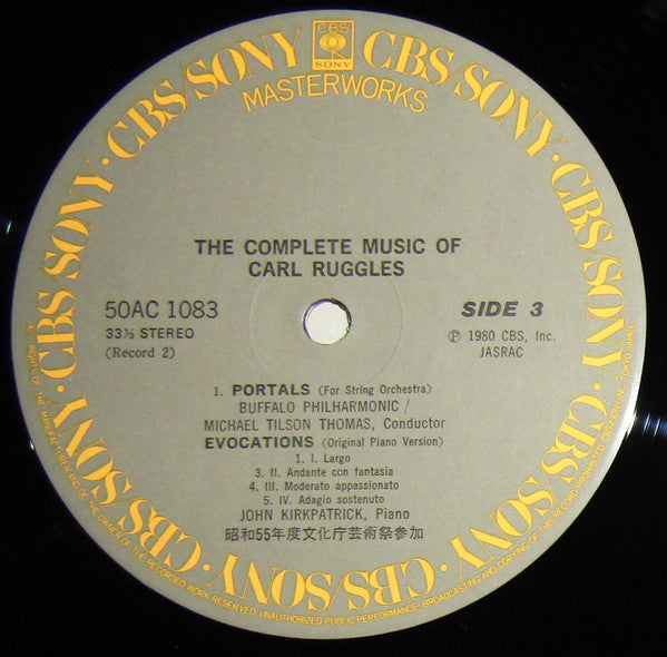 The Complete Music Of Carl Ruggles