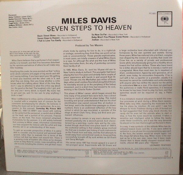 Release: Seven Steps To Heaven-Vinyl-US-None-PC 8851-11662894