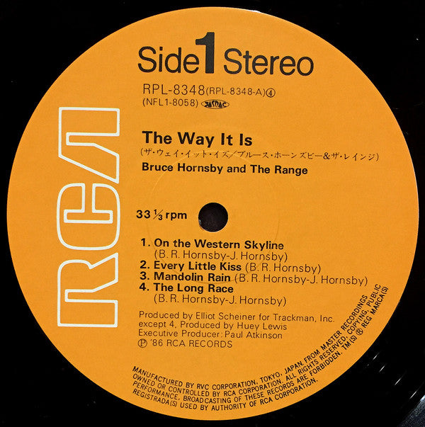 Release: The Way It Is-Vinyl-Japan-1986-RPL 8348-10204841