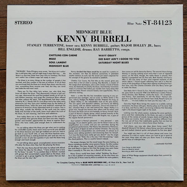 Release: Midnight Blue-Vinyl-Japan-1993-84123, ST-84123, BST 84123, BN 4123-15122013