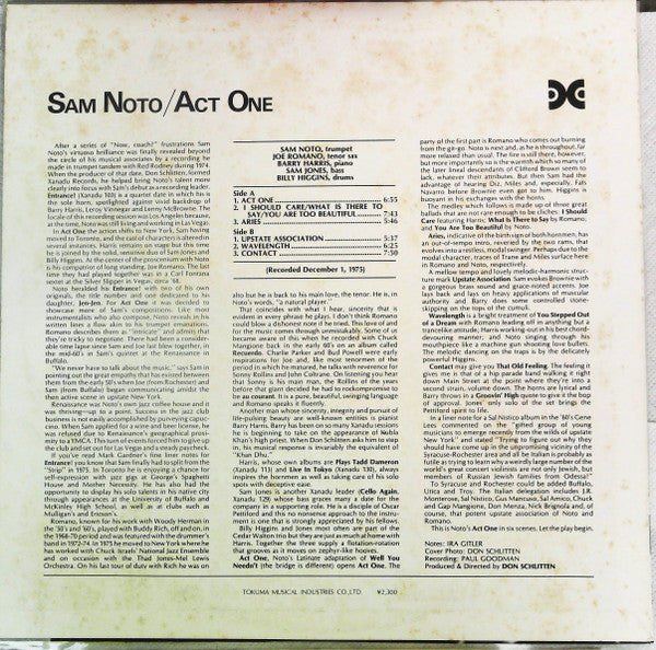 Master Release: Act One by Sam Noto
