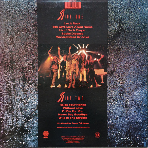 Release: Slippery When Wet-Vinyl-UK-1986-VERH 38, 830 264-1-27971640