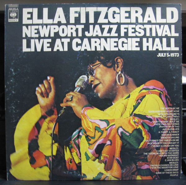 Release: Newport Jazz Festival Live At Carnegie Hall,  July 5, 1973-Vinyl-Japan-1977-38AP 655-6-11253083