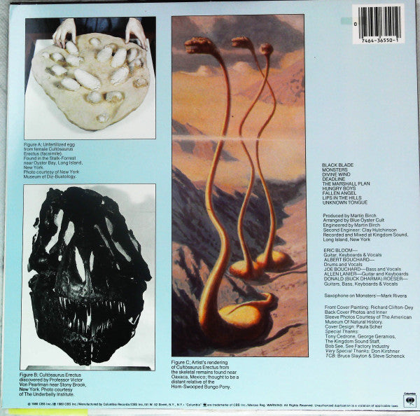 Release: Cultösaurus Erectus-Vinyl-US-1980-PC 36550-23559782