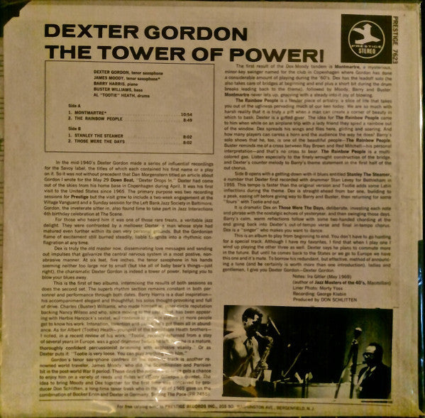 Master Release: The Tower Of Power! by Dexter Gordon