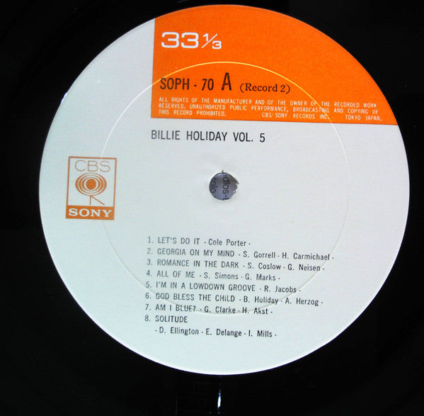 Billie Holiday Vol. 5