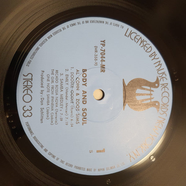 Release: Body And Soul-Vinyl-Japan-1974-YP-7044MR-21526927