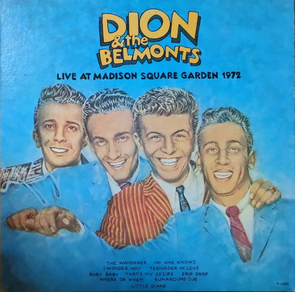 Master Release: Reunion - Live At Madison Square Garden 1972 by Dion & The Belmonts