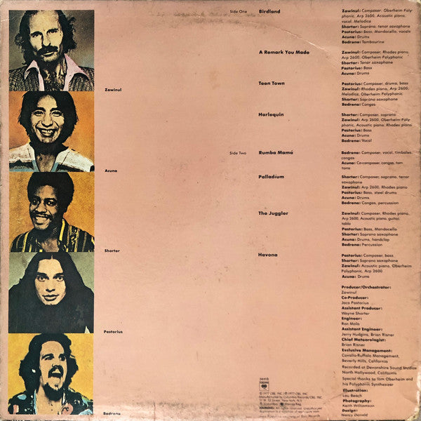 Release: Heavy Weather-Vinyl-US-1977-PC 34418, 34418-18461467