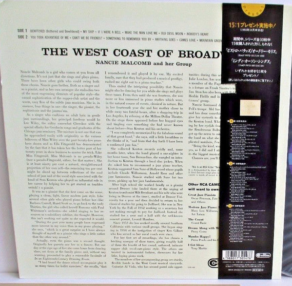 Master Release: The West Coast Of Broadway by Nancie Malcomb And Her Group