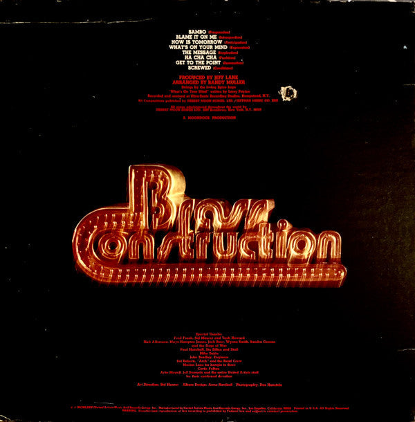 Release: Brass Construction II-Vinyl-US-1976-UA-LA677-G-14171250