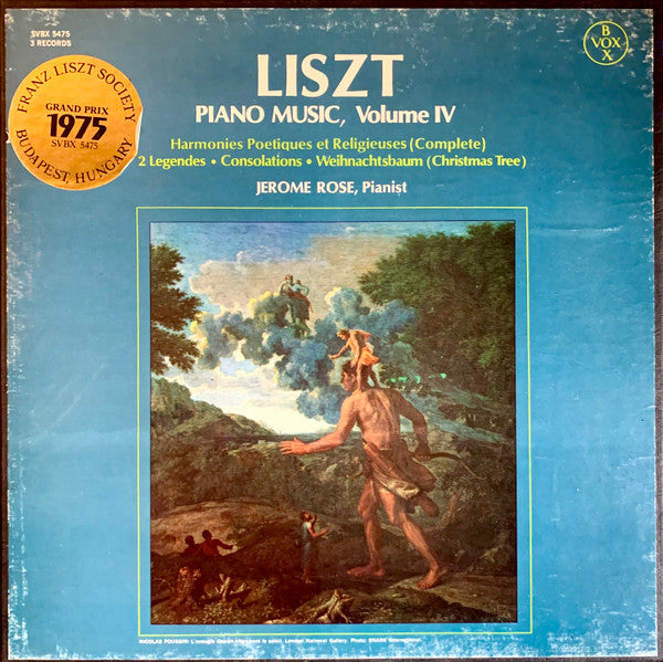 Master Release: Piano Music Volume IV by Franz Liszt