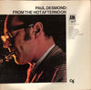 Paul Desmond - From The Hot Afternoon (Vinyl, LP, Album, Reissue) Very Good (VG) / Very Good (VG)