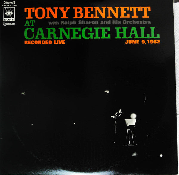 Master Release: At Carnegie Hall Recorded Live June 9 1962 by Tony Bennett