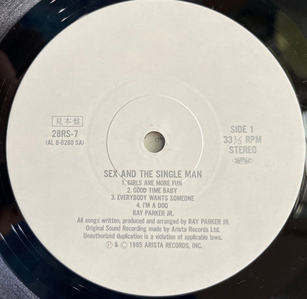 Release: Sex And The Single Man-Vinyl-Japan-1985-28RS-7-22058644