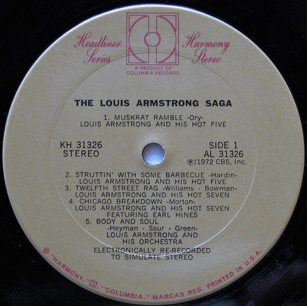 The Louis Armstrong Saga
