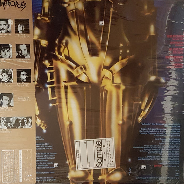 Release: Metropolis (Original Motion Picture Soundtrack)-Vinyl-Japan-1984-28AP 2910-17553526