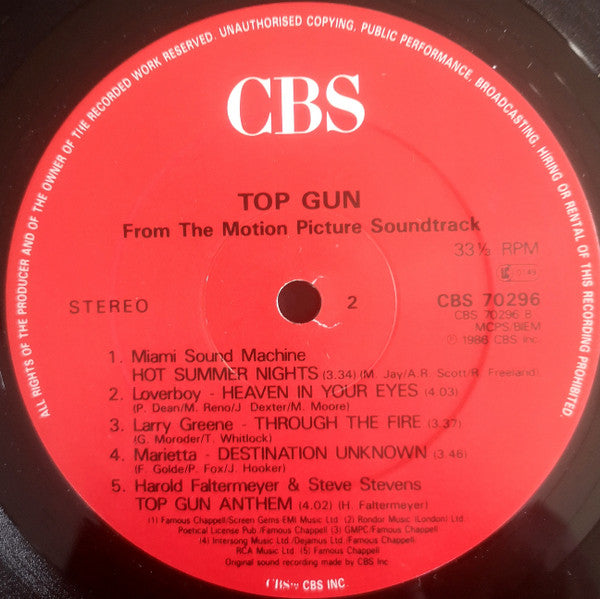 Top Gun (Original Motion Picture Soundtrack)