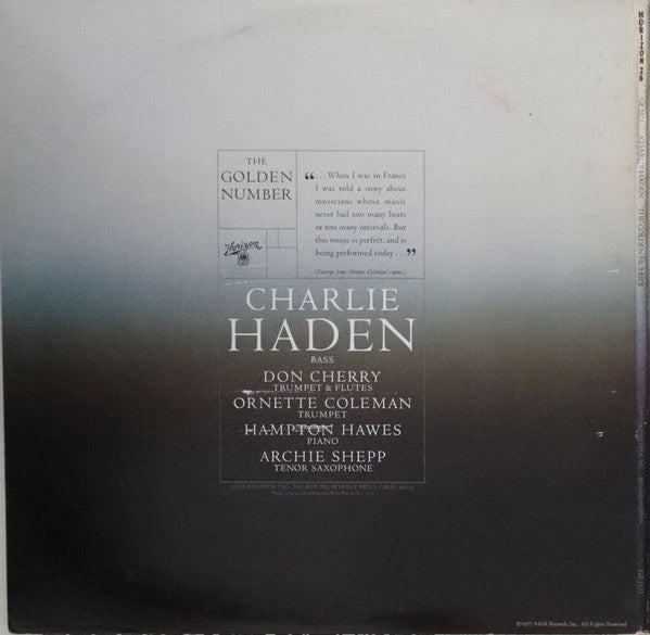 Release: The Golden Number-Vinyl-Japan-1977-GP 3523-11937829