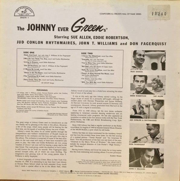 Release: The Johnny Evergreens-Vinyl-Spain-None-254270-1-16691058