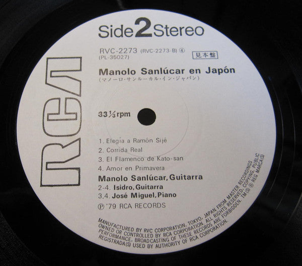 Manolo Sanlúcar En Japon