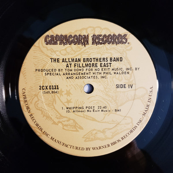 The Allman Brothers Band At Fillmore East