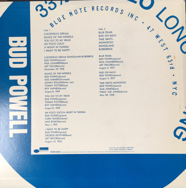 Master Release: Bud Powell by Bud Powell