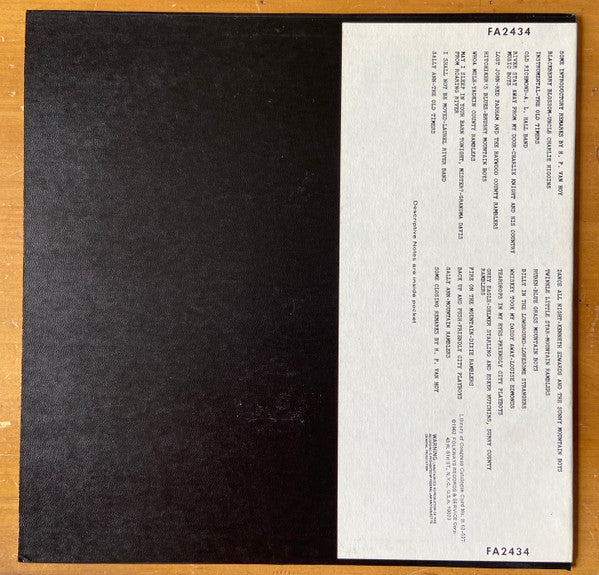 Release: The 37th Old-Time Fiddlers Convention At Union Grove, North Carolina-Vinyl-US-None-FA 2434-24192686