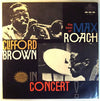 Clifford Brown And Max Roach - The Best Of Max Roach And Clifford Brown In Concert! (LP, Album, Compilation, Reissue, Mono) - Good Plus (G+) / Good Plus (G+)
